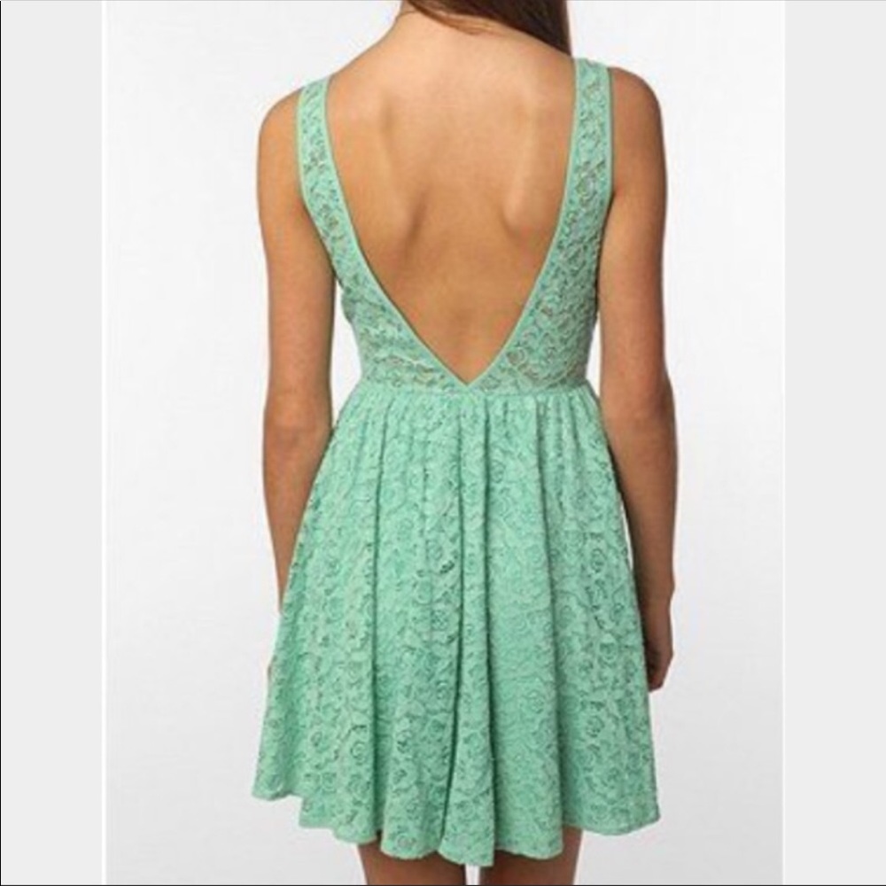Urban Outfitters Pins Needles Lace Backless Dress - Picture 2 of 4